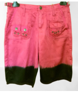 NWT DA-NANG RASBERRY OMBRE SILK BLEND Bermuda Shorts  XS - $122.54 CAD