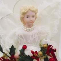 Lighted Angel Tree Topper 12&quot; Holiday Classics 1993 Lace Dress Halo New ... - $464.58 MXN