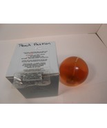 PartyLite Ball Candle Q38581 Peach Passion Aurora Glow 3&quot; NEW IN BOX - £7.52 GBP
