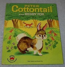 Old Vintage Wonder Book Peter Rabbit and Reddy Fox No 843 Thornton Burgess - £5.53 GBP