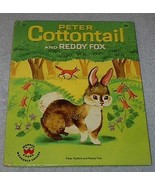 Old Vintage Wonder Book Peter Rabbit and Reddy Fox No 843 Thornton Burgess - $130.77 MXN