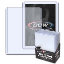 16 packs of 25 (400) BCW 3&quot; x 4&quot; Topload Standard Sized Card Holders - £30.73 GBP