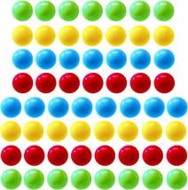 60Pcs Game Replacement Marbles Balls Compatible with Hungry Hungry Hippo... - £9.52 GBP