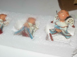 Christmas Ornaments WHOLESALE- 41475- Prayer Angel &#39;GABRIEL&#39;- 3 PACK- NEW- W8 - £2.94 GBP