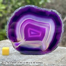 Purple Agate Hardstone - Jewellery Volcanic Rock Slice Spiritual Healing - $15.60