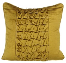 Green Throw Pillow Covers 16&quot;x16&quot; Velvet, Lemon Grass Knots - £31.75 GBP+