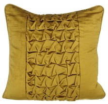 Green Throw Pillow Covers 16&quot;x16&quot; Velvet, Lemon Grass Knots - $40.66+