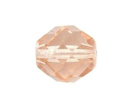 20 Preciosa Czech Fire Polished 12mm Faceted Round Glass Transparent Pink Beads - £5.36 GBP
