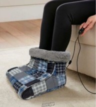 Micro Flannel Shavel Heated Foot Warmer Heat (Smokey Mountain Plaid) - £45.70 GBP