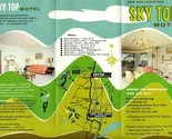 Sky Top Motel Brochure &amp; Reservation Request Card Kingston New York 1950&#39;s - $44.50