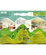 Sky Top Motel Brochure &amp; Reservation Request Card Kingston New York 1950&#39;s - £35.05 GBP