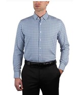 Nautica Mens Dress Shirt Blue Multicolor Check Stretch Long Sleeves Perf... - $63.18 CAD