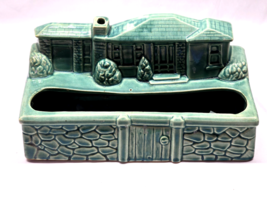 Vintage MCCOY #887 Brush Stone RANCH HOUSE PLANTER Ceramic Mid-Century M... - $113.01 CAD