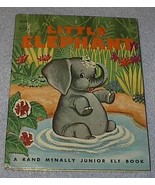  Vintage Junior Elf Book Little Elephant 1959 - $8.15 CAD