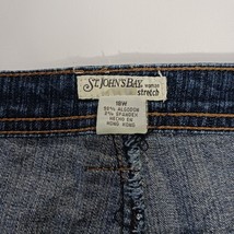 St. John's Bay RN#93677 Women's Blue Cotton Blend Stretch Jeans Sz 18W (38×21) image 4