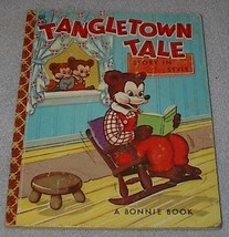 Vintage Children&#39;s Bonnie Book Tangletown Tale No 4237 Francis Kirn Illustrator - £6.35 GBP