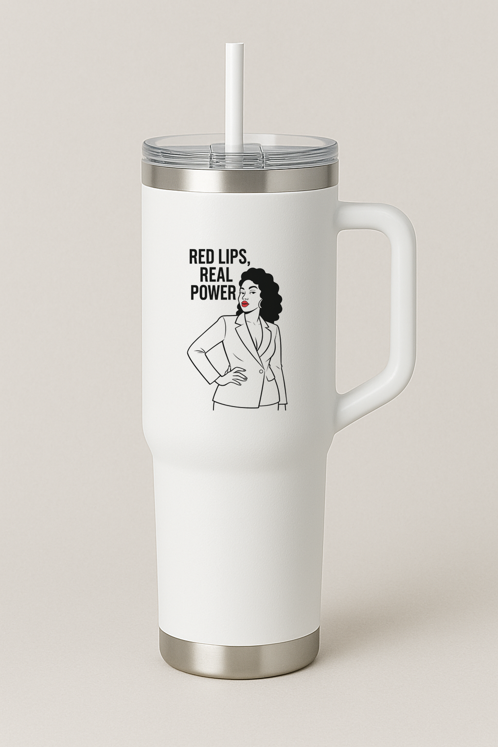 Red Lips, Real Power Tumbler - $24.99+