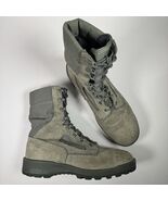 Wellco Military Air Force TW Laced Boots Mens Sz 8 R Vibram Soles Suede Leather - $34.64
