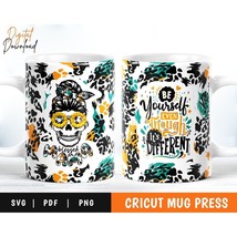 Cricut Mug Press Svg, Mama Sublimation Mug Infusible Ink Svg, Mug Wrap Template - £3.13 GBP