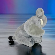 Douglas Cuddle Toy Plush Elephant Gray Stuffed Animal Toy #4642 2022 7&quot; - £8.37 GBP