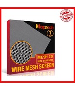 Customizable Steel Mesh Screen 11.4&quot; x 23.6&quot; - Ideal for Vent Covers &amp; S... - $321.36 MXN