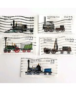 Railroad Stamps Lot Of 5 Mixed Trains Used Vintage Railway Collectible F3G - $19.99