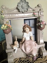 Lladro ~ Childhood Dreams # 6817 ~ Retired Beauty ~ Girl with Cat & Flowers! - $750.00