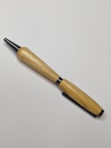 Slimline Twist Pen Gun Metal Finish Pine Body Hand Turned Pen - £19.31 GBP