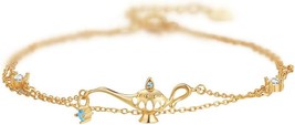 Layered Aladdin Genie Lamp Bracelet - £22.58 GBP