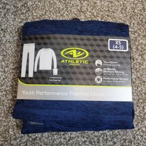 Athletic Works Youth Performance Thermal Underwear Set-Blue XS (4-5)-NWT... - $10.34