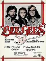 The Bee Gees - 1975 - Waterloo ON - Concert Poster - £8.03 GBP+