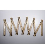 Lufkin 1066D 6ft Rugged Engineers Folding Ruler 10th Scale Red End Brass... - $26.49 CAD