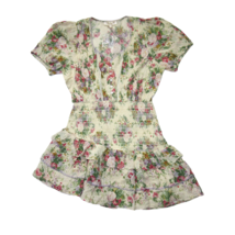 NWT LoveShackFancy Keelin Mini in Shining Gemstone Floral Cotton Dress L - £126.22 GBP