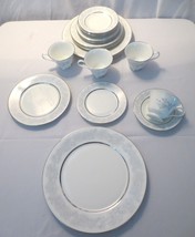 Vtg Oxford Lenox TWILIGHT DELL Bone China 20 piece serv for 4 butterflie... - £279.77 GBP