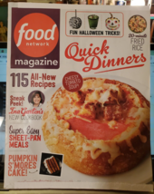 Food Network Magazine October 2018 Quick Dinners Fun Halloween Tricks Vol 11 #8 - £4.72 GBP