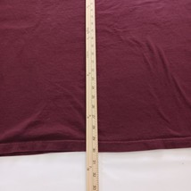 Carhartt K87 PRT Original Fit Crewneck Mens Burgundy Cotton T-Shirt Pocket Sz XL image 13