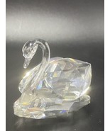 SWAROVSKI Crystal SWAN 3”FIGURINE OLD Block Logo Mark No Copyright 1970s... - €30,95 EUR