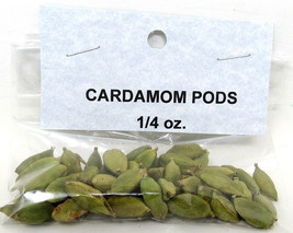 Cardamom Whole Green Pods 1/4 oz Herb Spice Cooking Approx 50 US Seller - $9.89