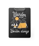 Personalized Clipboard, Wander Often Wonder Always, Wilderness Adventure... - £38.25 GBP