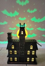 Cracker Barrel Animated Light up Haunted House Mansion Projection &amp; Sound Decor - £40.20 GBP