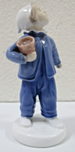 Vintage Bing &amp; Grondahl Who Is Calling Boy Figurine Signed BO 2251  - $68.31