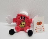 Jelly Belly Chenille Mr. Jelly Belly Red Bean Bag Plush Stuffed Toy Keyc... - $12.17