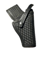 WEAVE Black Leather SAFETY SPEED HOLSTER C 357 4 Pistol Handgun Revolver... - $45.61 CAD