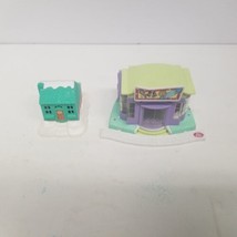 Vintage Polly Pocket Playset Toy Lot of 2, 3 Mini Figures, LOOK - £25.59 GBP