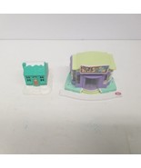 Vintage Polly Pocket Playset Toy Lot of 2, 3 Mini Figures, LOOK - £25.65 GBP