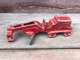 VTG Metal Road Grader Construction Toy Body w Blade 6&quot; Slik Toy Tootsie - £9.30 GBP