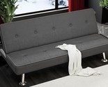 , Adjustable Modern Convertible Sofa Bed Couch - Breathable Fabric Foldi... - £374.12 GBP