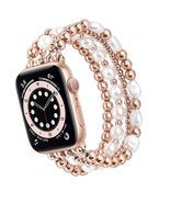 RDISOR Metal Beaded Bracelet for Apple Watch 42/44/45mm Steel Band - $221.44 MXN