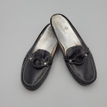 Cole Haan Mules 7.5 AA D19224 Black Leather Flats Slip-on - $28.04