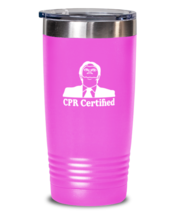 Funny Tumbler CPR Certified Pink-T-20oz  - £24.01 GBP